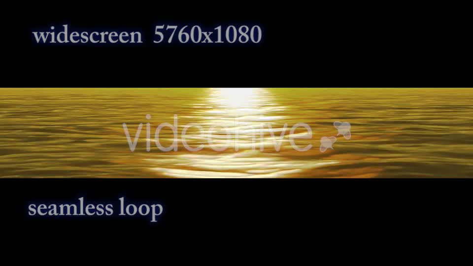 Golden Sea Widescreen Videohive 21402039 Motion Graphics Image 1