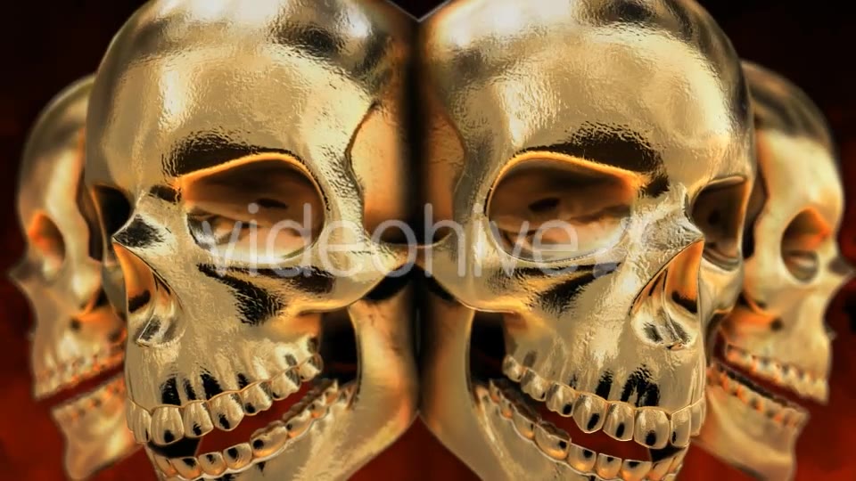 Golden Skull VJ loop Videohive 20632193 Motion Graphics Image 10