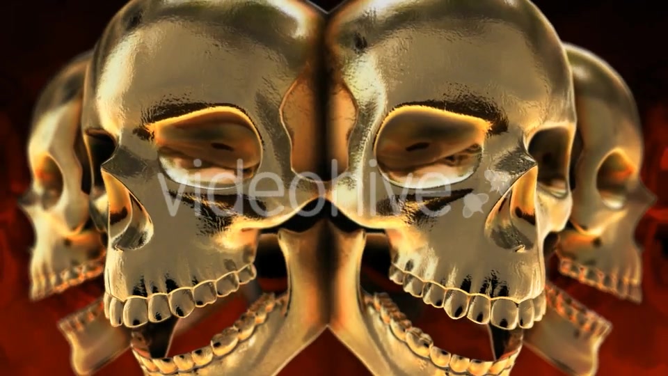 Golden Skull VJ loop Videohive 20632193 Motion Graphics Image 5