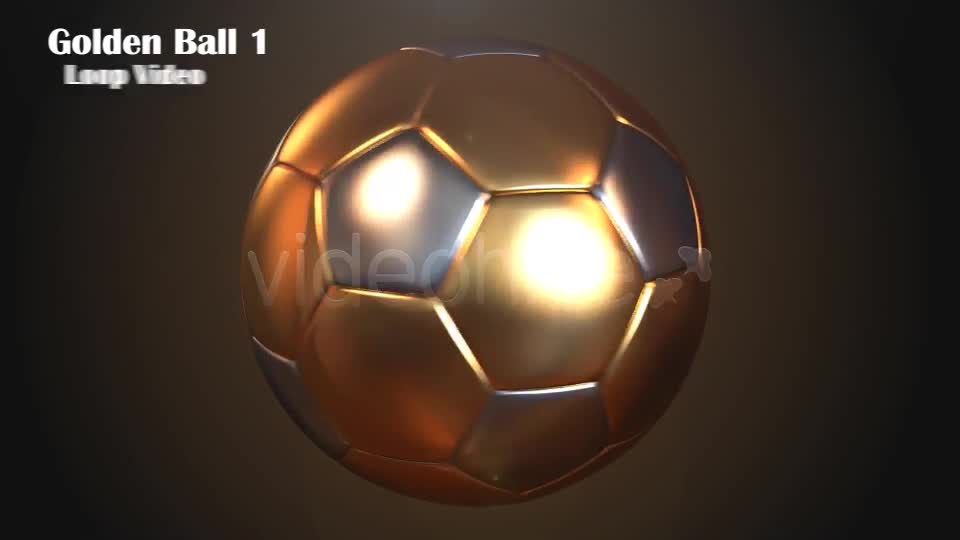 Golden Soccer Ball Videohive 4895179 Motion Graphics Image 1