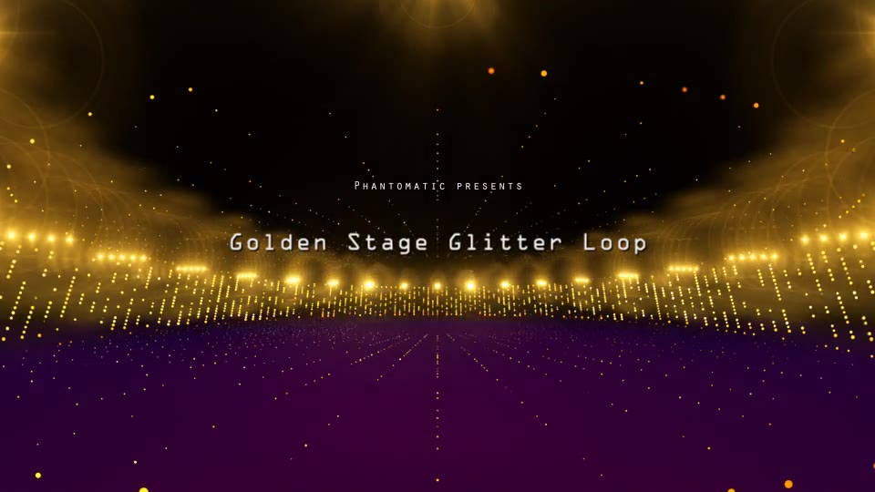 Golden Stage Glitter 5 Videohive 16836629 Motion Graphics Image 2