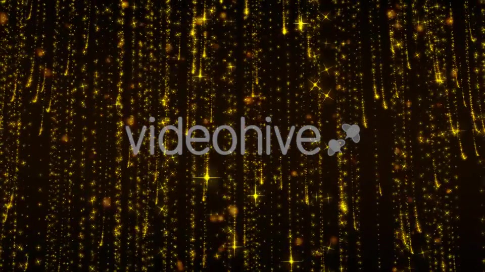 Golden Starfall Loop Videohive 19667725 Motion Graphics Image 3