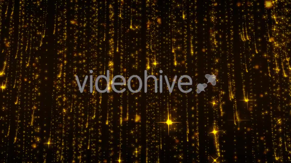 Golden Starfall Loop Videohive 19667725 Motion Graphics Image 4