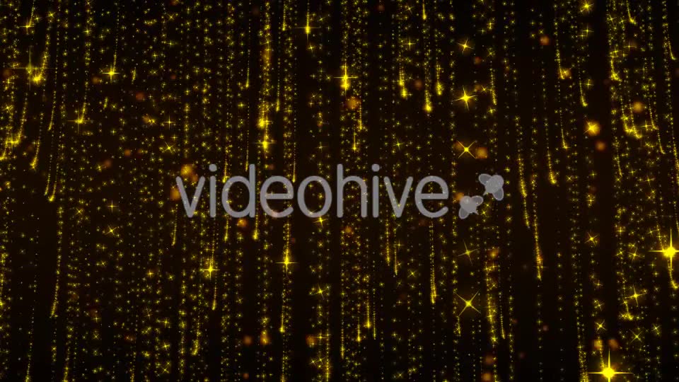 Golden Starfall Loop Videohive 19667725 Motion Graphics Image 6