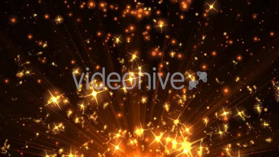 Golden Stars Sparks Videohive 19688658 Motion Graphics Image 2