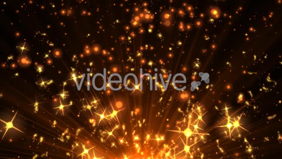 Golden Stars Sparks Videohive 19688658 Motion Graphics Image 3