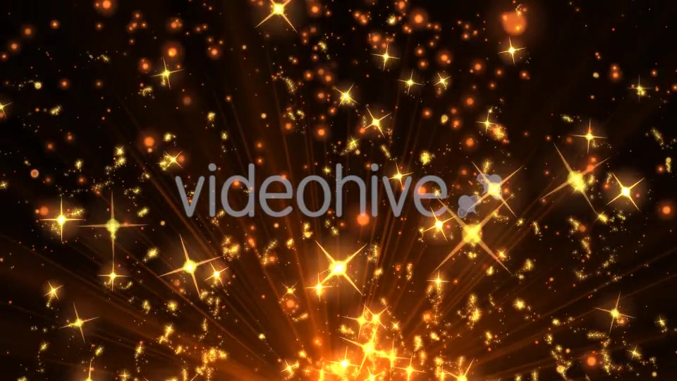 Golden Stars Sparks Videohive 19688658 Motion Graphics Image 4