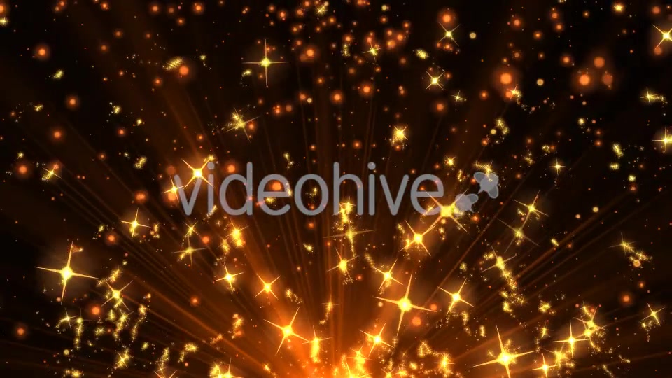 Golden Stars Sparks Videohive 19688658 Motion Graphics Image 6