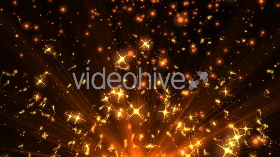 Golden Stars Sparks Videohive 19688658 Motion Graphics Image 8