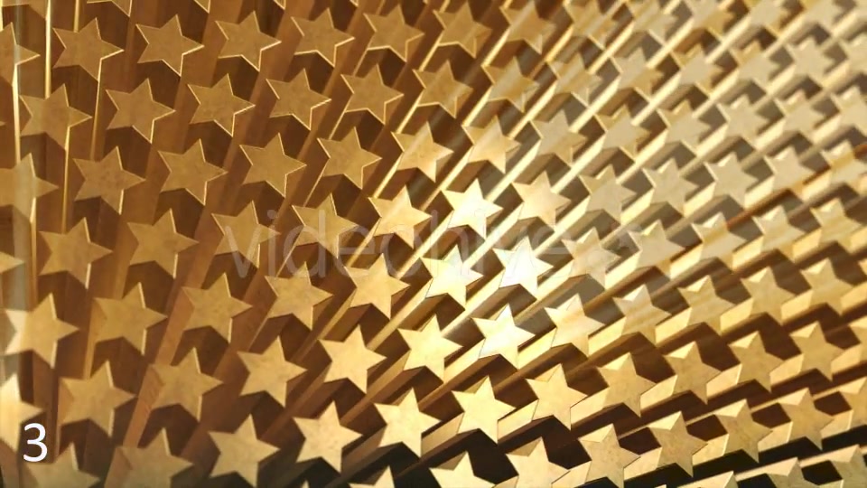 Golden Stars with Rays Videohive 10130119 Motion Graphics Image 10