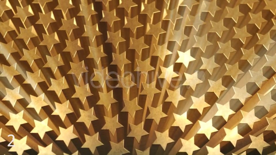 Golden Stars with Rays Videohive 10130119 Motion Graphics Image 5