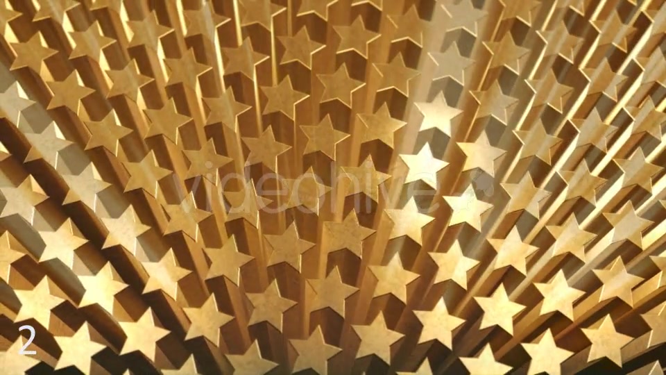 Golden Stars with Rays Videohive 10130119 Motion Graphics Image 6