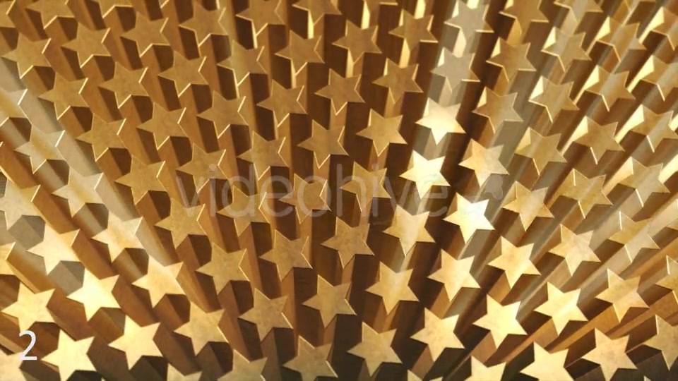 Golden Stars with Rays Videohive 10130119 Motion Graphics Image 8