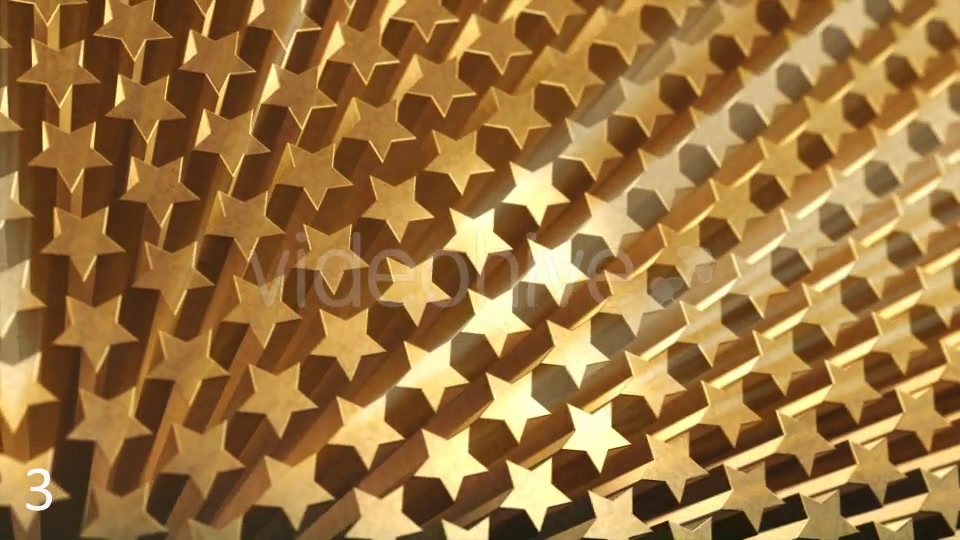 Golden Stars with Rays Videohive 10130119 Motion Graphics Image 9