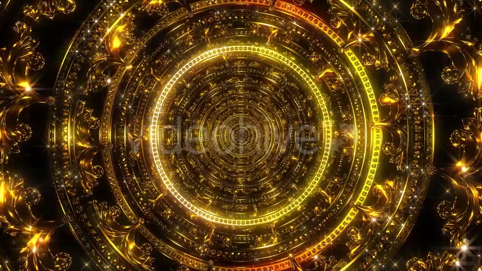 Golden Tunnel 1 Videohive 19719459 Motion Graphics Image 4