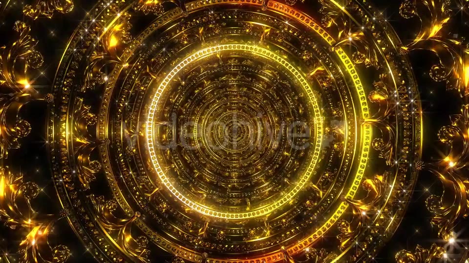 Golden Tunnel 1 Videohive 19719459 Motion Graphics Image 5