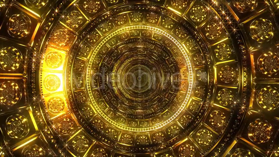 Golden Tunnel 2 Videohive 19719615 Motion Graphics Image 4