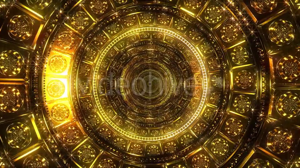 Golden Tunnel 2 Videohive 19719615 Motion Graphics Image 5