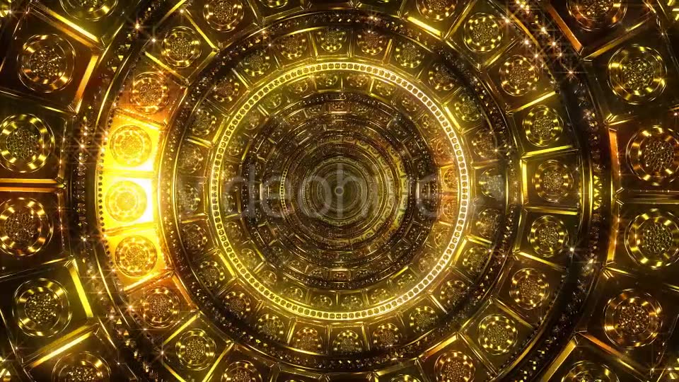 Golden Tunnel 2 Videohive 19719615 Motion Graphics Image 6