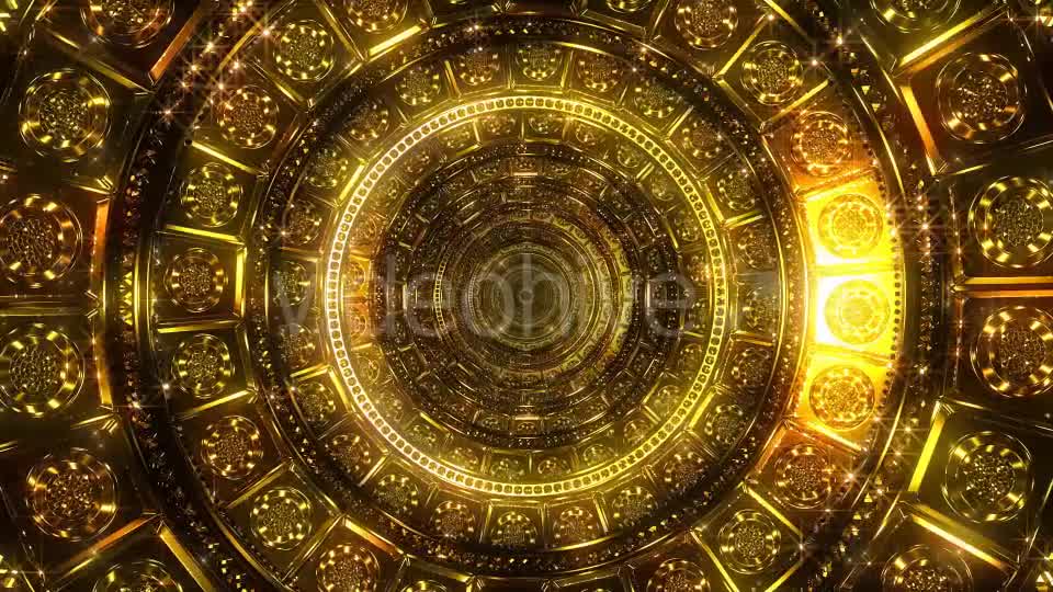 Golden Tunnel 2 Videohive 19719615 Motion Graphics Image 8