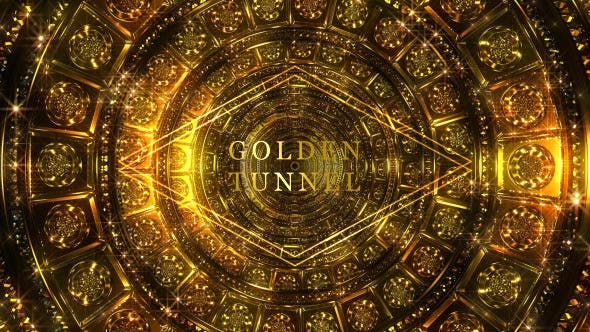 Golden Tunnel 2 - 19719615 Videohive Download
