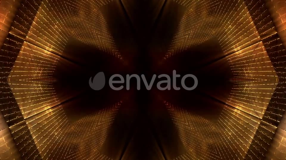 Golden Tunnel Backgrounds Videohive 23448819 Motion Graphics Image 2