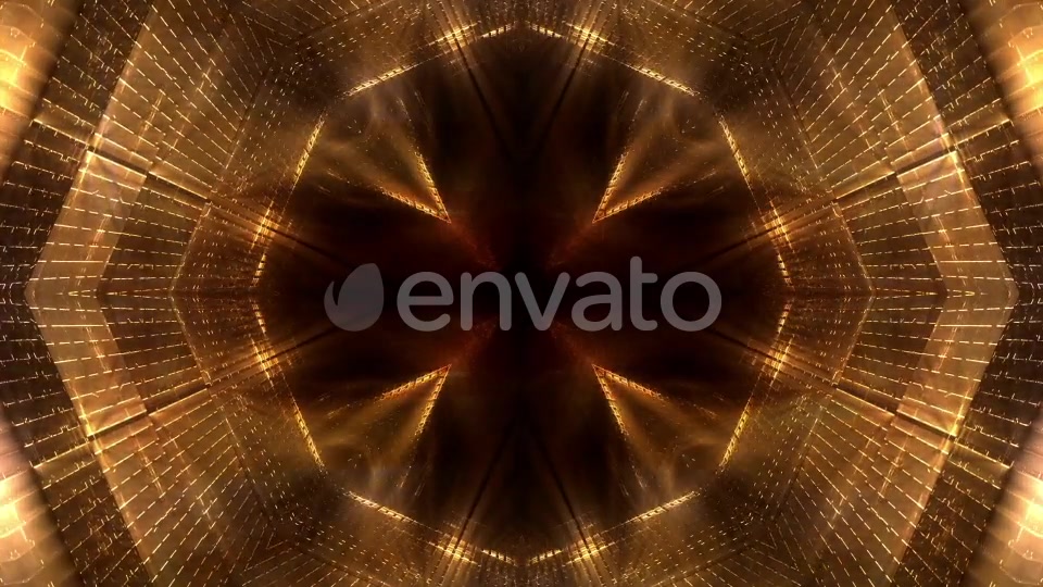 Golden Tunnel Backgrounds Videohive 23448819 Motion Graphics Image 4