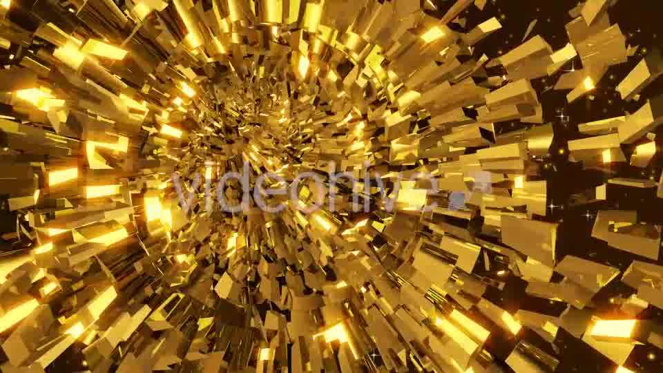 Golden Tunnel Loop Videohive 19592445 Motion Graphics Image 10