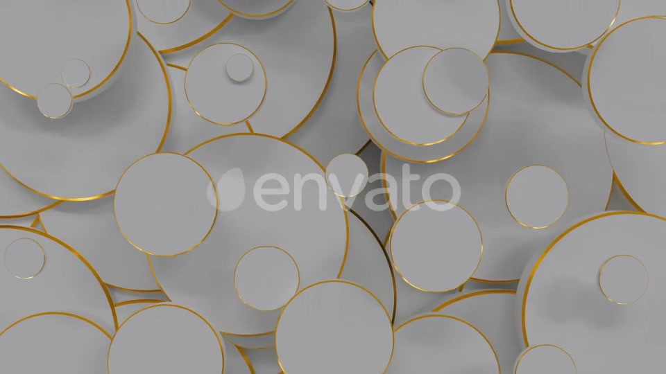 Golden White Circles Videohive 22721284 Motion Graphics Image 10