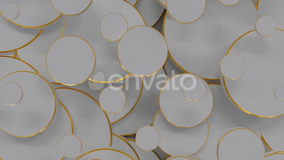 Golden White Circles Videohive 22721284 Motion Graphics Image 3
