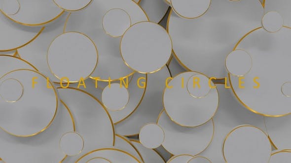 Golden White Circles - 22721284 Download Videohive