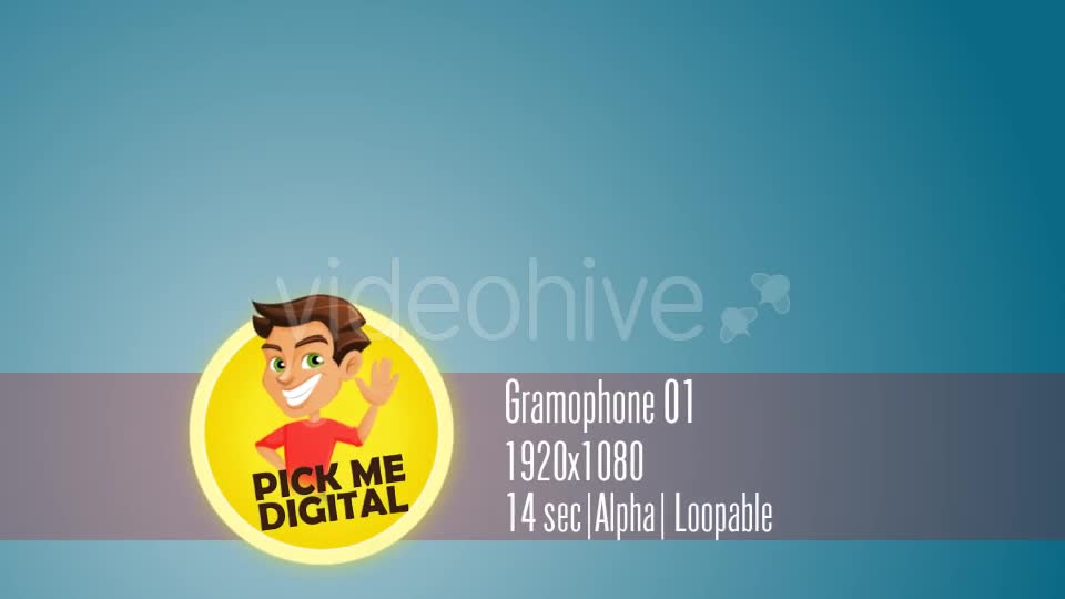 Gramophone 01 Videohive 19256104 Motion Graphics Image 1