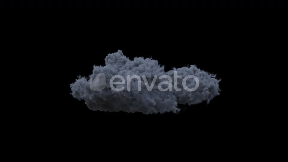 Gray Thundercloud with Alpha Channel Videohive 25012777 Motion Graphics Image 1