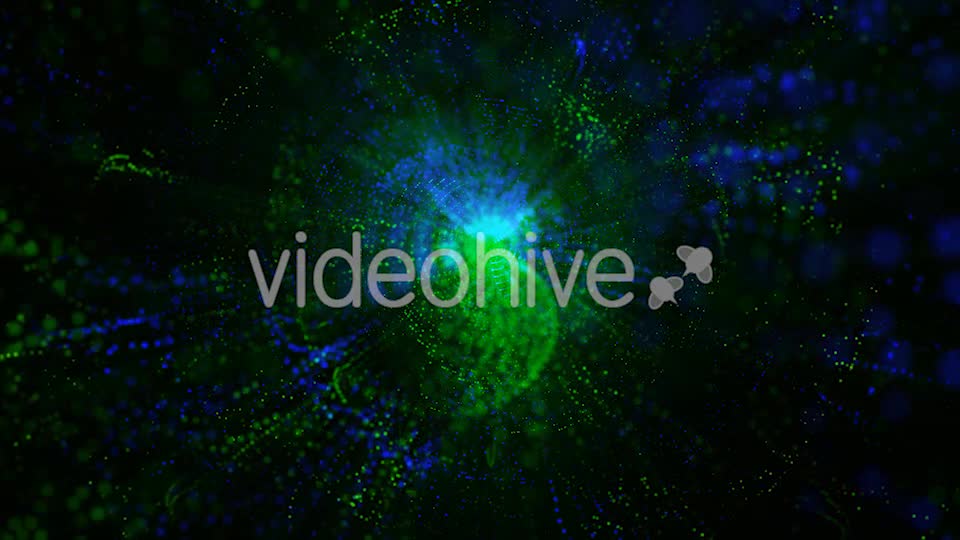 Green and Blue Particles Background Videohive 19673519 Motion Graphics Image 1