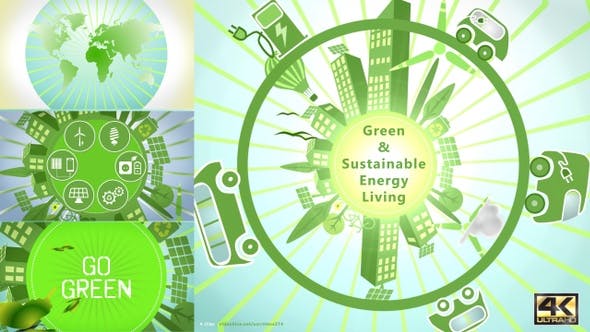 Green and Sustainable Energy Living - Download Videohive 23880038