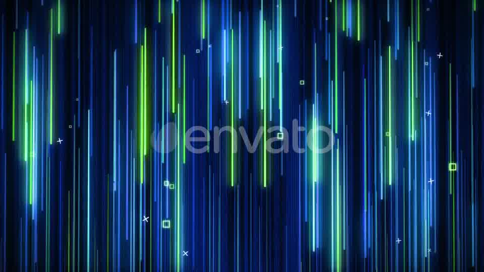 Green blue Falling Neon VJ Background Videohive 22034994 Motion Graphics Image 10