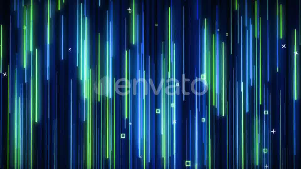 Green blue Falling Neon VJ Background Videohive 22034994 Motion Graphics Image 11
