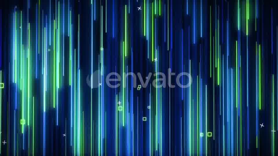 Green blue Falling Neon VJ Background Videohive 22034994 Motion Graphics Image 12