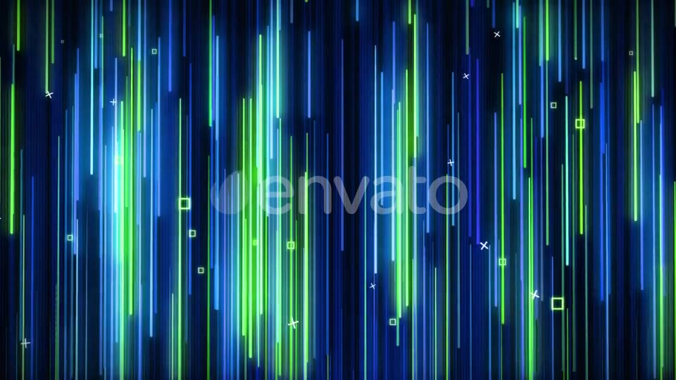 Green blue Falling Neon VJ Background Videohive 22034994 Motion Graphics Image 3