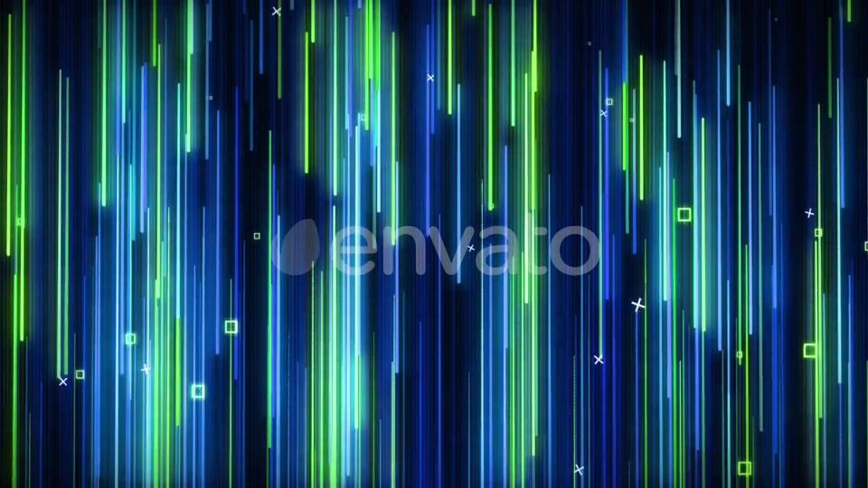 Green blue Falling Neon VJ Background Videohive 22034994 Motion Graphics Image 4