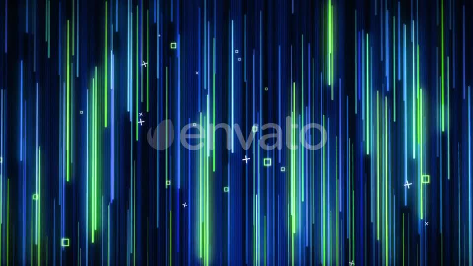 Green blue Falling Neon VJ Background Videohive 22034994 Motion Graphics Image 8