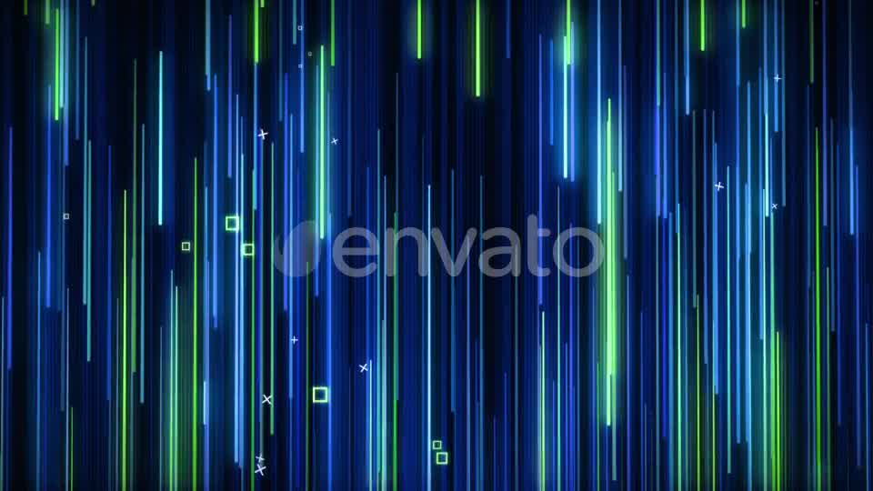 Green blue Falling Neon VJ Background Videohive 22034994 Motion Graphics Image 9