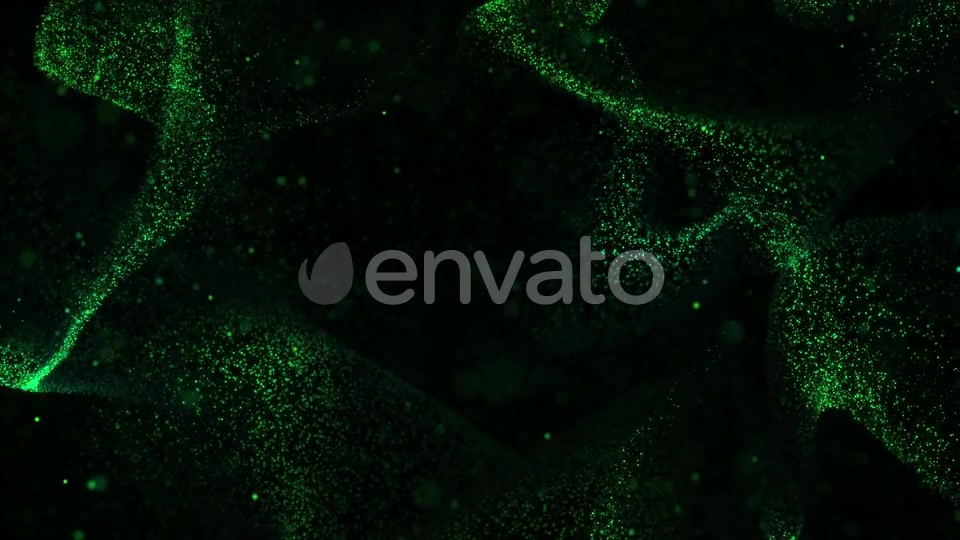 Green Dynamic Particles Background Loop Videohive 24391726 Motion Graphics Image 3