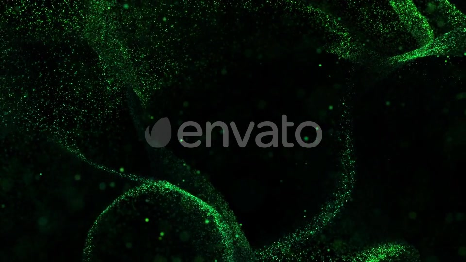 Green Dynamic Particles Background Loop Videohive 24391726 Motion Graphics Image 5