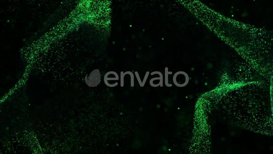 Green Dynamic Particles Background Loop Videohive 24391726 Motion Graphics Image 9