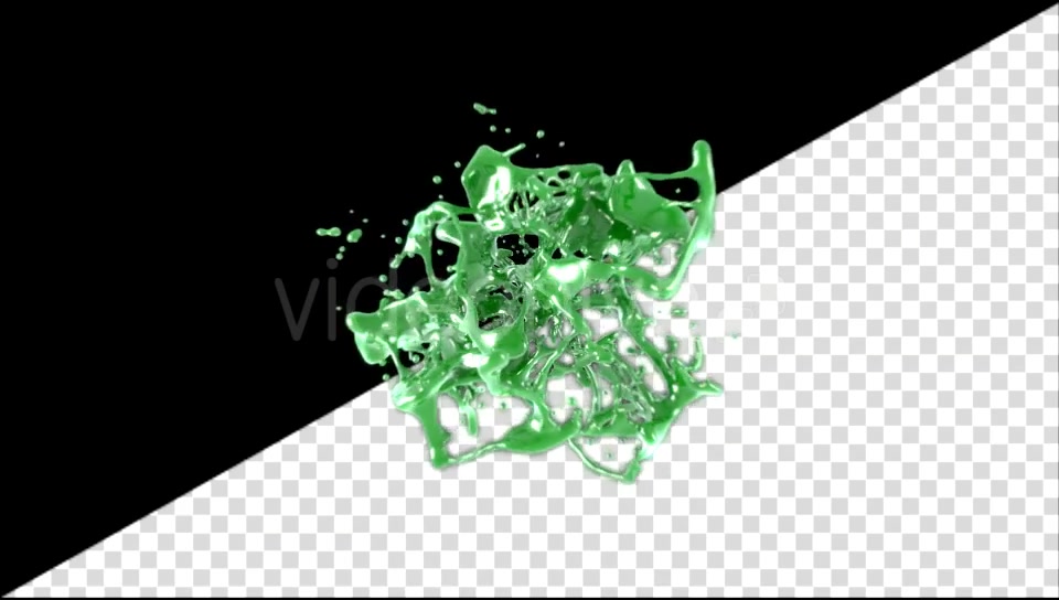Green Liquid Drop Explosion Videohive 20687273 Motion Graphics Image 4