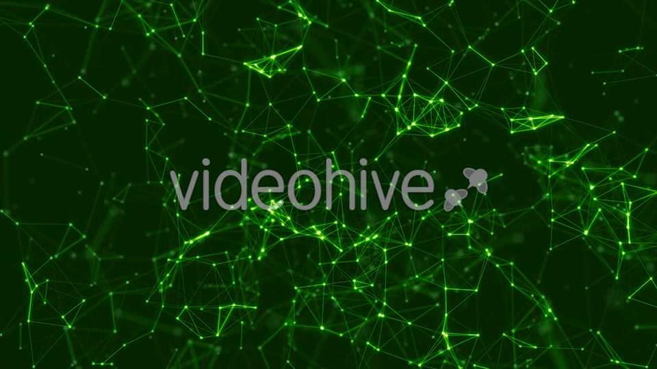 Green Modern Plexus Background Videohive 21564143 Motion Graphics Image 3