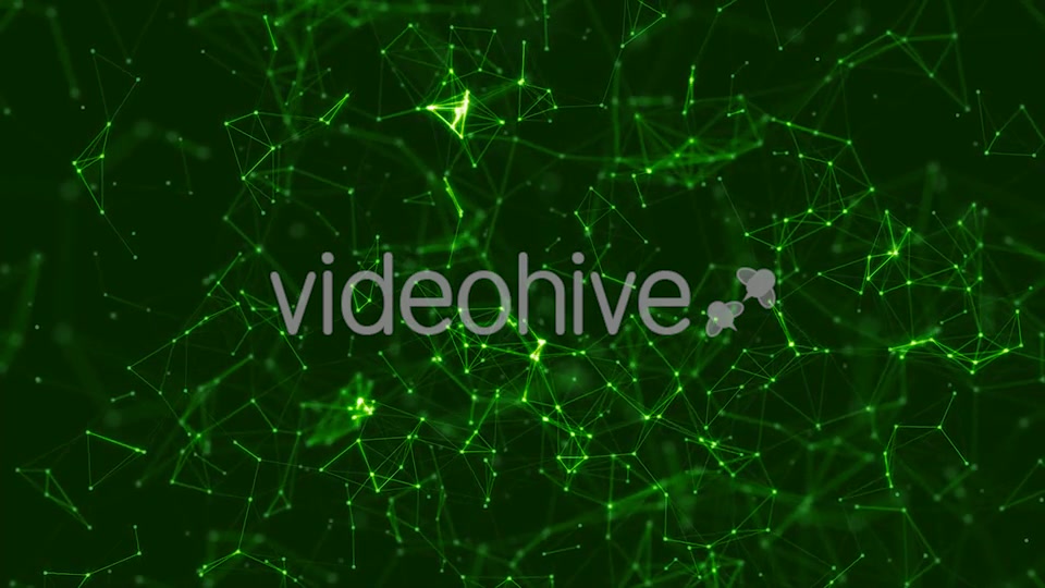 Green Modern Plexus Background Videohive 21564143 Motion Graphics Image 4