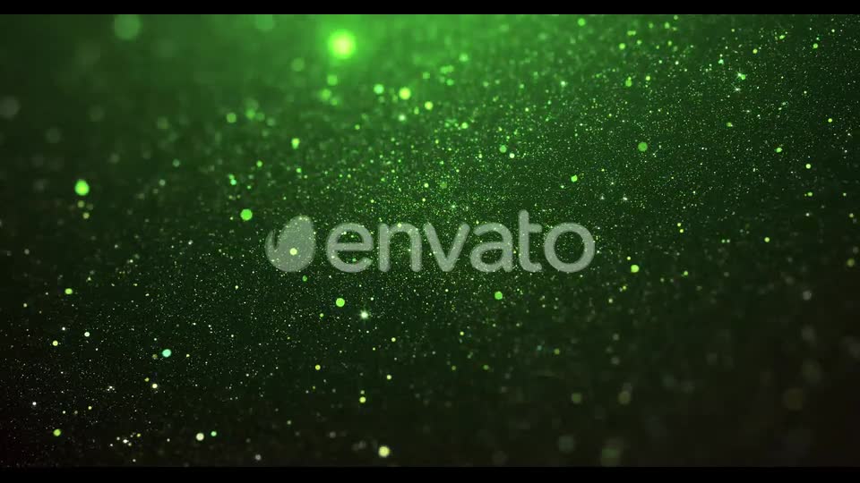 Green Particles Background 4K Videohive 24638995 Motion Graphics Image 1