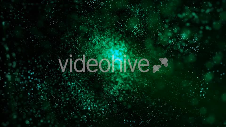 Green Particles Dispersion Background Videohive 21162242 Motion Graphics Image 1